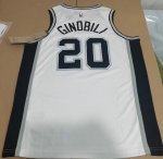 NBA 20 Ginobili Spurs Maillot blanc